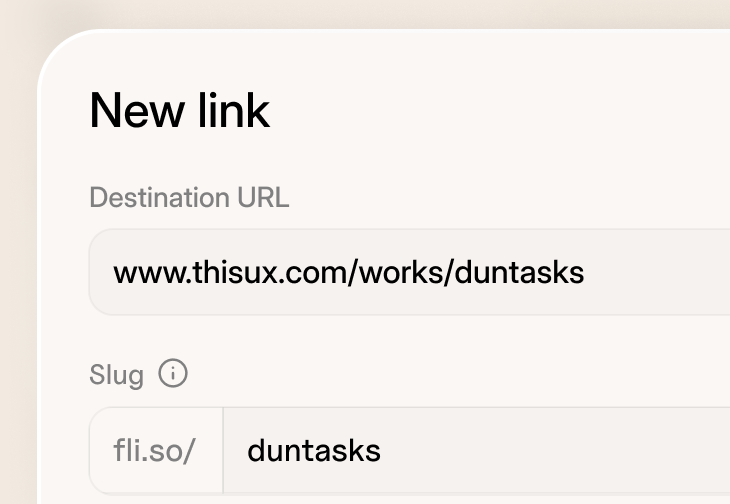 Custom URLs